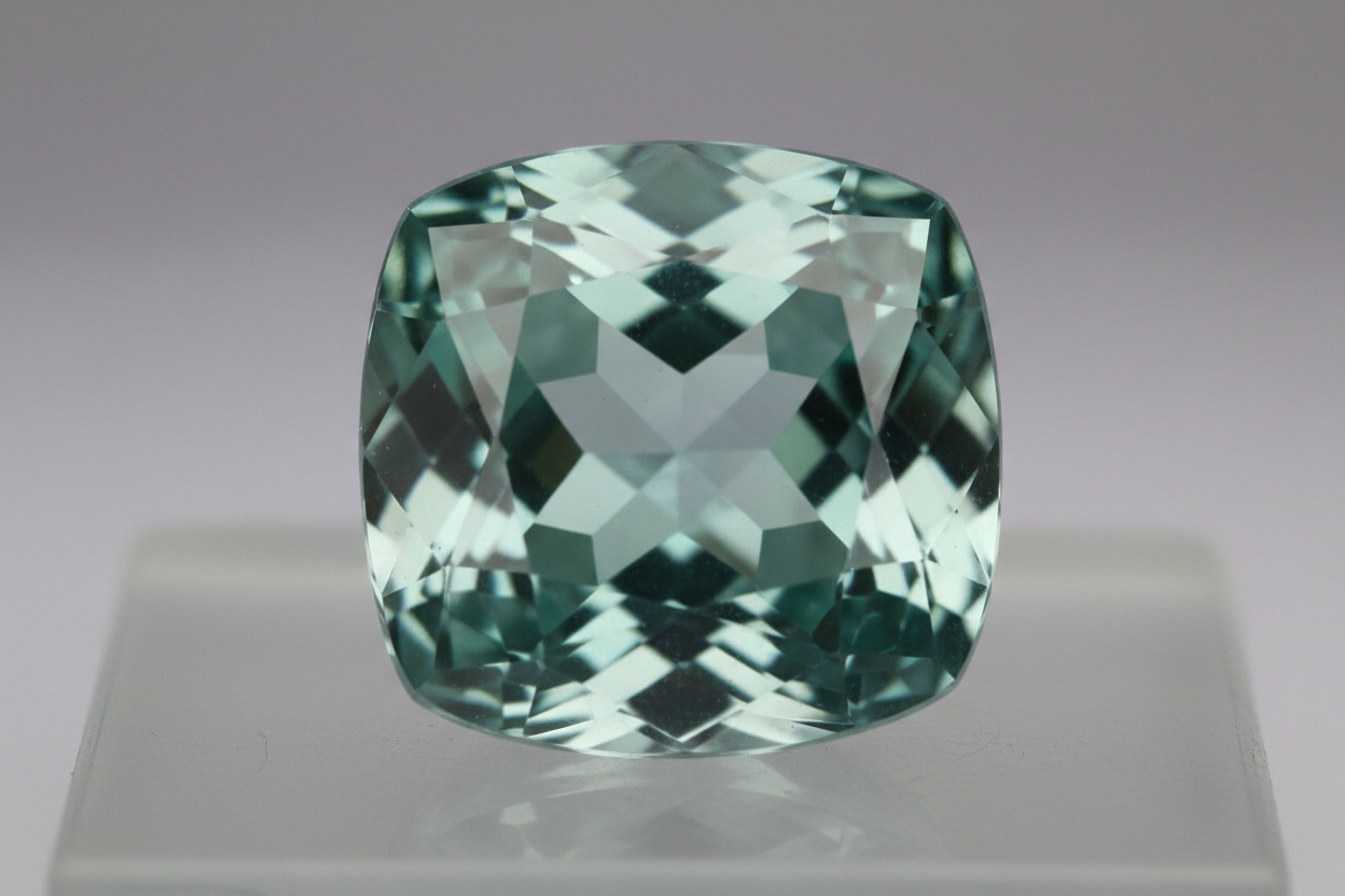 Aquamarine cut