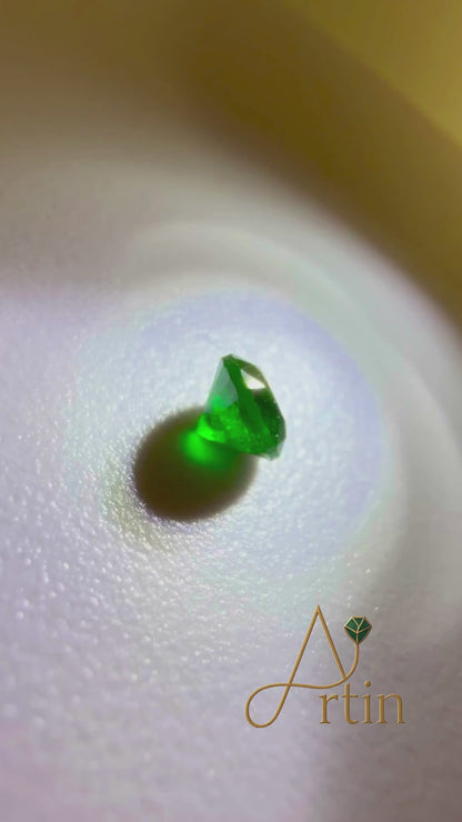 Natural Green Garnet – 0.635 ct Loose Gemstone