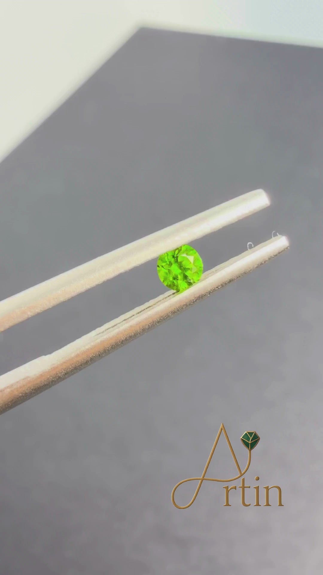 Buy a natural Green Garnet gemstone with vivid green color and natural clarity. Loose, untreated stone suitable for collectors and fine jewelry.