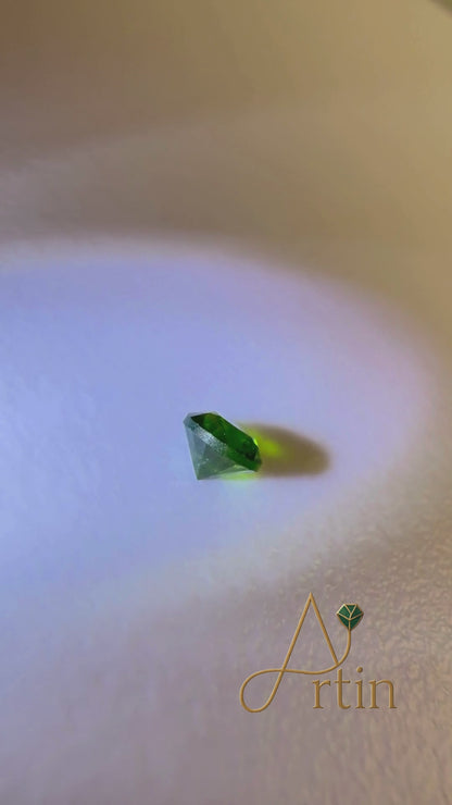 Natural Green Garnet – 0.17 ct Loose Gemstone