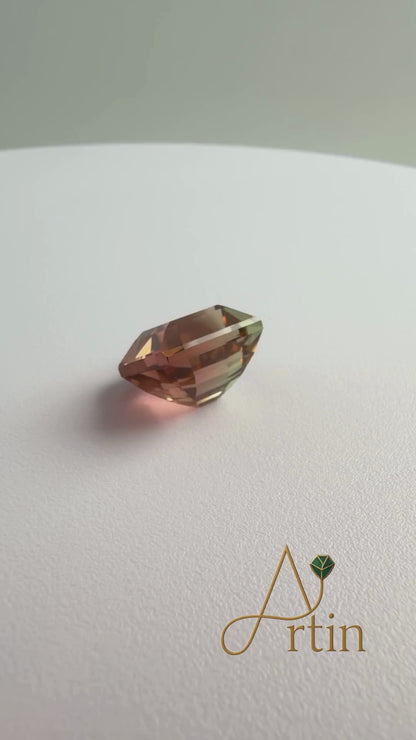 Natural Bi-Color Tourmaline – 14.82 ct Loose Gemstone