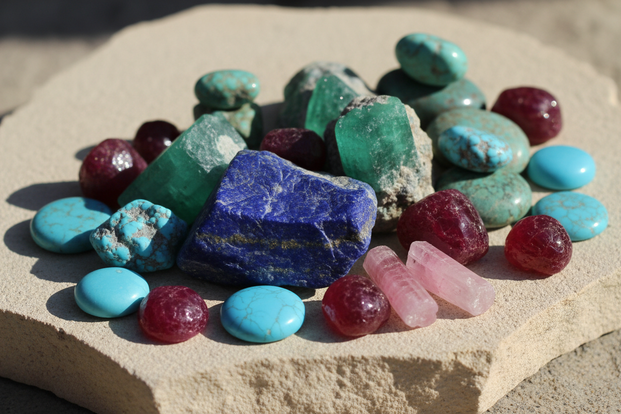 Semi-Precious and Colored Stones Afghanistan